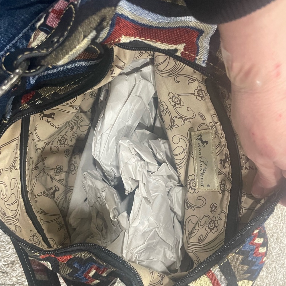 Montana West Multicolor Geometric Hobo Bag - Picture 8 of 8